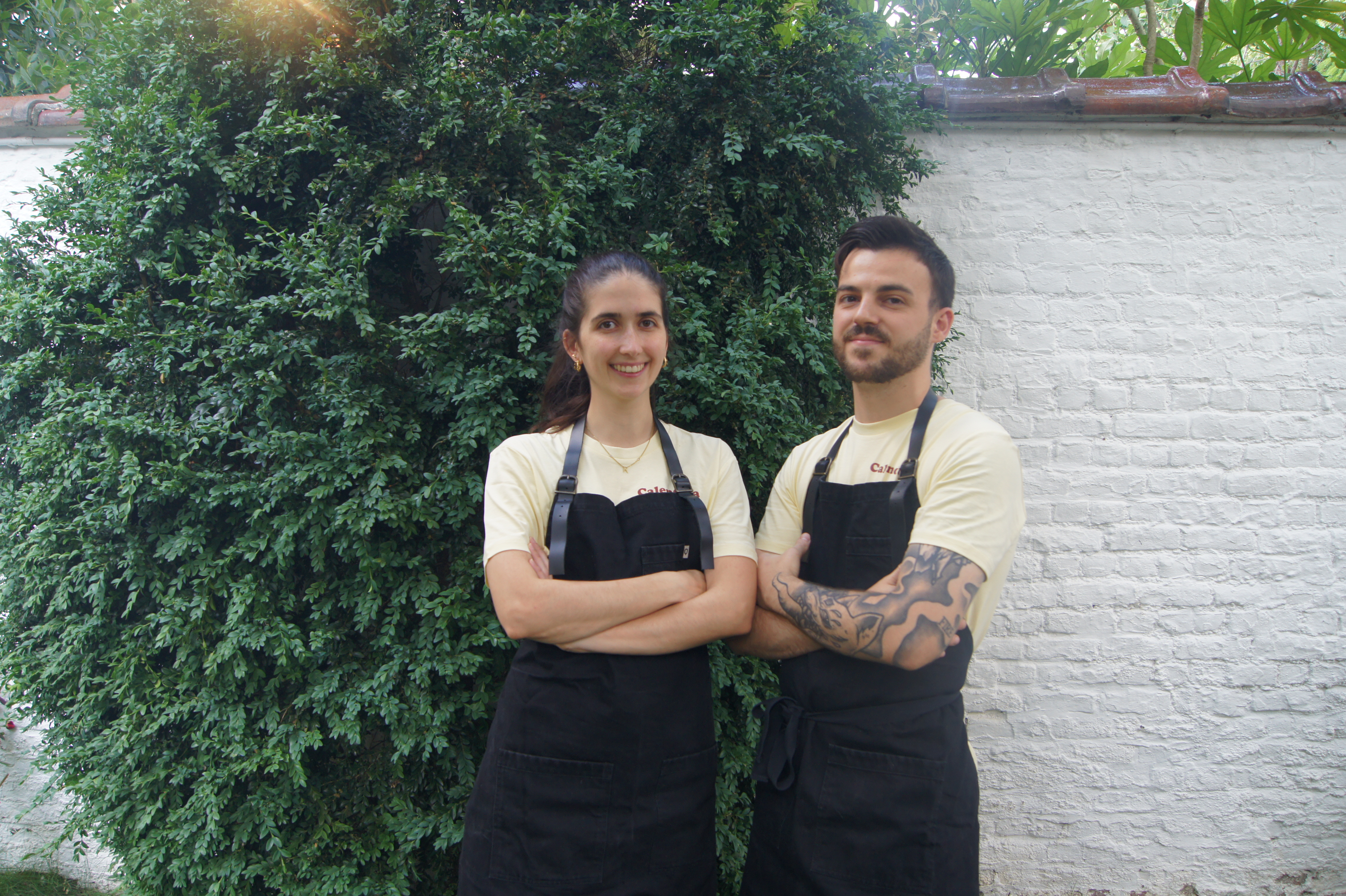Aleix and Raquel, founders of Calendula